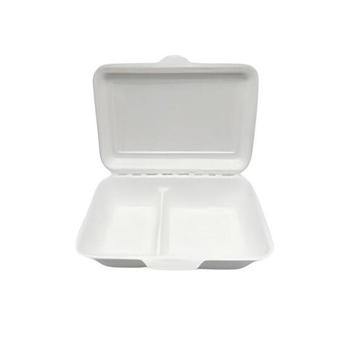 Biodegradable Two Compartment Lunch Box