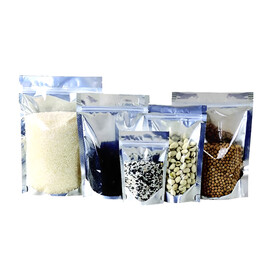 Semi-metalized Stand Pouch Bag