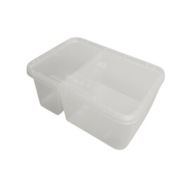 Transparent Compartment Plastic Container